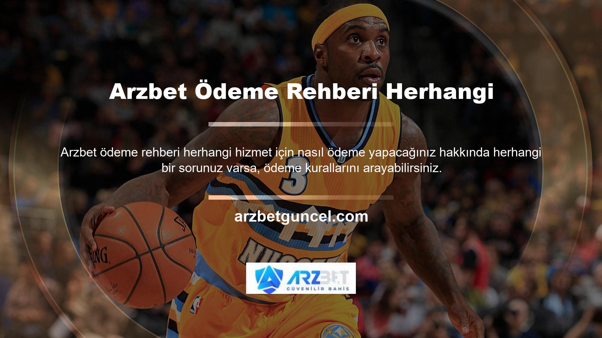 Her ödeme seçeneğinin kendi kuralları vardır